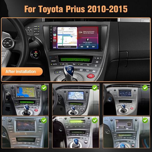 Naifay Android Car Stereo Radio Toyota Prius (Fit-J.B. الإصدار) 2010 2011 2012 2013 2014 ، in Kuwait