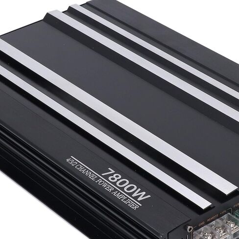 4 Channel Car Stereo Amplifier,Car Amplifier 7800W 4 Channels Class AB Aluminum Alloy Pure Bass Power Amp for DC 12V Truck Boat UTV Motorcycle in Saudi Arabia