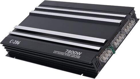 4 Channel Car Stereo Amplifier,Car Amplifier 7800W 4 Channels Class AB Aluminum Alloy Pure Bass Power Amp for DC 12V Truck Boat UTV Motorcycle in Saudi Arabia