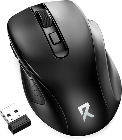 Redragon اللاسلكية الماوس BT5.0/3.0 و 2.4G ، 6 أزرار ، 5 مستوى 4000DPI الماوس بلوتوث ، بطارية 18 شهر in Saudi Arabia