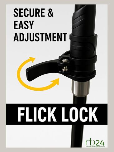 Folding Trekking Poles with Phone Mount Ultralight 7075 Aluminum, Foldable 5-Section Hiking Poles, Shock-Absorbing EVA Grip, Compact for Travel, Backpacking & Trail Walking in Saudi Arabia