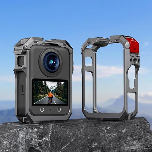 Action Camera Accessories Aviation Aluminoy Cloker Cloker Plate Plate for DJI Osmo 360 Action Camera in Saudi Arabia