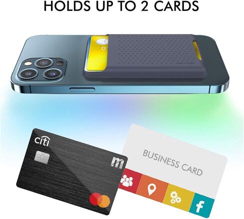 حامل بطاقة Biajiya لظهر الهاتف للوقوف Magsafe Magnetic Silicone Wallet متوافق مع iPhone17/16/15/14/13/21/21 in Kuwait