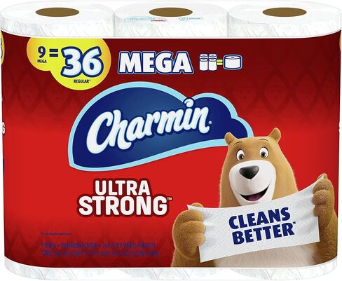 Charmin Ultra-Strong 2-Ply Toilet Paper, 297 Sheets Per Roll, Pack Of 6 Mega Rolls in Saudi Arabia