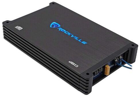 ROCKVILLE DB13 3000 واط الذروة/750W CEA تصنيف RMS Mono 2 OHM Amplifier+AMP KIT in Kuwait