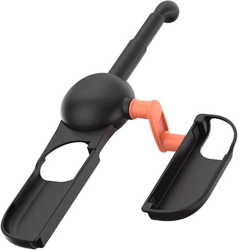XHSESA Universal Fishing Rod Grip for Switch/OLED/Switch2 - Ergonomic Controller Handle with 360° Rotating Reel(Fishing Game Accessories) in Saudi Arabia