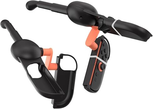 XHSESA Universal Fishing Rod Grip for Switch/OLED/Switch2 - Ergonomic Controller Handle with 360° Rotating Reel(Fishing Game Accessories) in Saudi Arabia