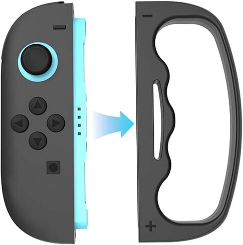 2pcs قبضة الملاكمة مع حبل يدوية لوحدات تحكم Switch 2 - مناسبة لألعاب الملاكمة وألعاب القتال (أسود) in Saudi Arabia