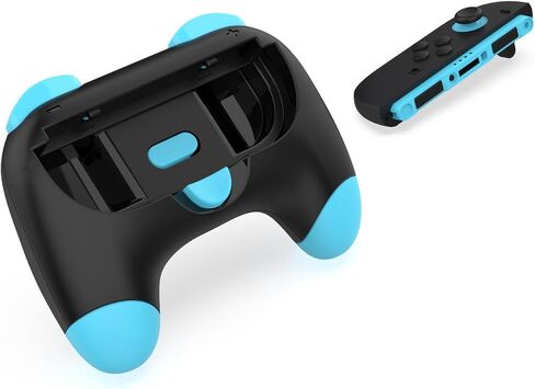 XHSESA Handle Grips for Switch 2, ABS Durable Gaming Cartoon joystick for JoyCon controller (Red+Blue) in Saudi Arabia