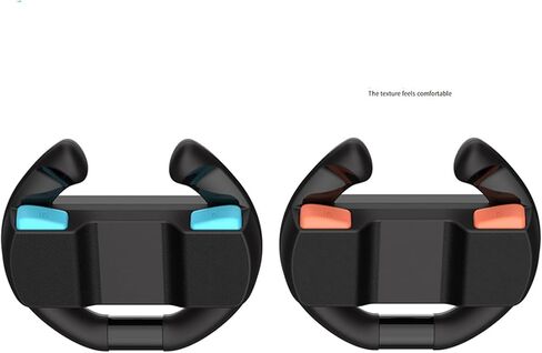 XHSESA Racing Steering Wheel Grip Set for Switch2 -Ergonomic Controller Handle Accessories with ABS Handles & Non-Slip Texture in Saudi Arabia