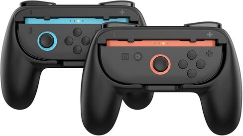 XHSESA Racing Steering Wheel Grip Set for Switch2 -Ergonomic Controller Handle Accessories with ABS Handles & Non-Slip Texture in Saudi Arabia