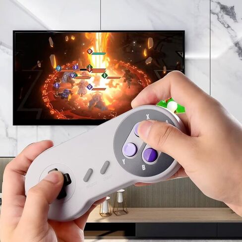 2 حزمة استبدال لوحدات تحكم Super Nintendo SNES ، AV كابل وحزمة محول الطاقة لـ Super Nintendo SNES Console System TBGS in Saudi Arabia