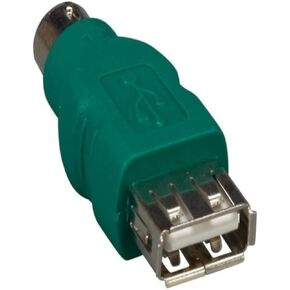 USB Type A Female to PS & 2 6 -Bin Pint Converter for Logitech - Green in Kuwait