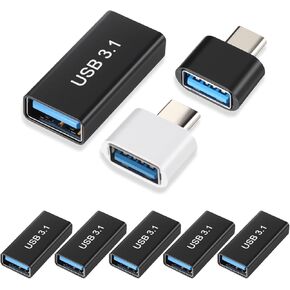 5pcs USB c to USB محول ومحولات OTG 2 ، usb c الأنثى إلى USB A أنثى مقرنة تحويل 10 جيجابت في الثانية USB3.1 إلى C موصل المحول ثنائي الاتجاه عالي السرعة. in Kuwait