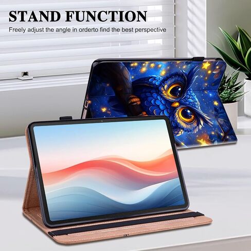 حالة ل Tab Idea Tab Pro 12.7 بوصة (TB-373FU/ TB-375FC) 2025 Tablet ، غطاء الورقة مع حامل متعدد الزوايا وحامل القلم ، الرخام الأرجواني in Kuwait