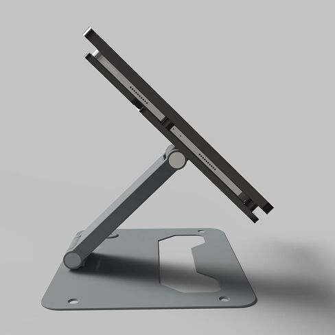 TABcare Anti-Theft Acrylic Case with EZ Foldable Aluminum Desktop Stand for Apple iPad 10 10.9", iPad 11"(Black) in Saudi Arabia
