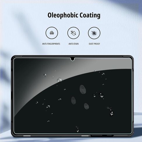 علبة Cacoe لـ Samsung Galaxy Tab A9+ Plus 11 بوصة 2023 (SM-X210/X216/X218) مع واقي الشاشة ، حالة واقية قابلة للطي ، شاشة تلقائية/إيقاف ، أسود in Kuwait