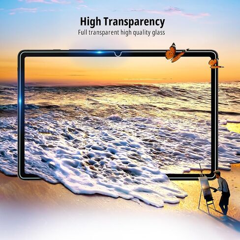 علبة Cacoe لـ Samsung Galaxy Tab A9+ Plus 11 بوصة 2023 (SM-X210/X216/X218) مع واقي الشاشة ، حالة واقية قابلة للطي ، شاشة تلقائية/إيقاف ، أسود in Kuwait