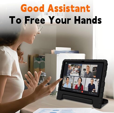 لحالة Lenovo Tab M9 ، غلاف New Kids Heavy Duty مع مقبض قابل للتحويل من أجل Lenovo Tab M9 9.0 بوصة 2023 ، الأسود in Kuwait