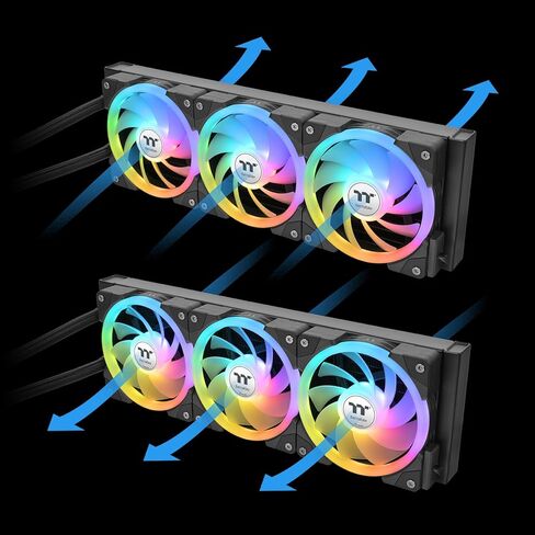 Magfloe 420 Ultra CPU سائل التبريد/Intel & AMD متوافق/3x140mm 500 ~ 2000 دورة في الدقيقة SWAFAN EX/420MM CRADIATIAR/MAGFORCE 2.0/3.95 in Saudi Arabia