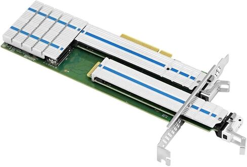 PCle x8 to 2P M.2 NVMe Adapter(Marvel 88NR2241B0 Based) in Saudi Arabia