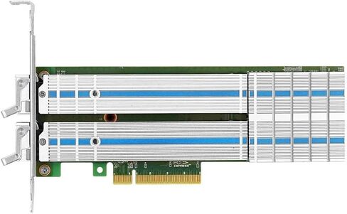 PCle x8 to 2P M.2 NVMe Adapter(Marvel 88NR2241B0 Based) in Saudi Arabia