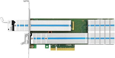 PCle x8 to 2P M.2 NVMe Adapter(Marvel 88NR2241B0 Based) in Saudi Arabia