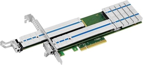 PCle x8 to 2P M.2 NVMe Adapter(Marvel 88NR2241B0 Based) in Saudi Arabia