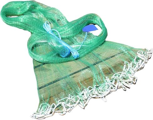 Easy Throw Cast Net for Fishing - Durable Fish Nets for Fishing with Smooth Casting, Perfect for Catching Fish, 8/9/10/12ft Radius in Kuwait