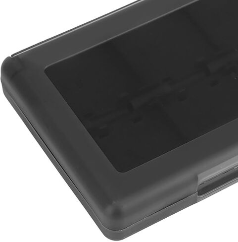Aramox 22 لعبة بطاقة خرطوشة بطاقة 3DS DSL DSI LL ، صندوق التخزين البلاستيكي PP مع بطاقات SD ، بطاقات TF ، 2 قلم ، حماية الغبار ، تصميم الجيب (أسود) in Saudi Arabia