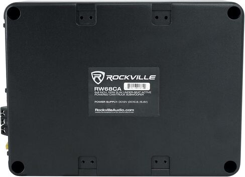 Rockville RW68CA 400w 6x8 Slim Under-Seat Powered Car/Truck Subwoofer+Amp Kit in Saudi Arabia