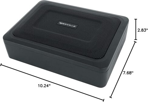 Rockville RW68CA 400w 6x8 Slim Under-Seat Powered Car/Truck Subwoofer+Amp Kit in Saudi Arabia