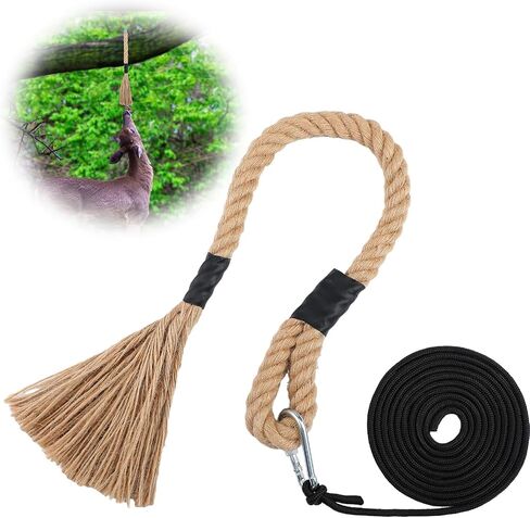30 Inch Hemp Scent Scrape Rope for Deer Hunting Mock Scrape Scent Rope with 10 Feet Pre Attached Paracord Active Hangs Anywhere Hunting Accessories for Deer Hunt in Saudi Arabia
