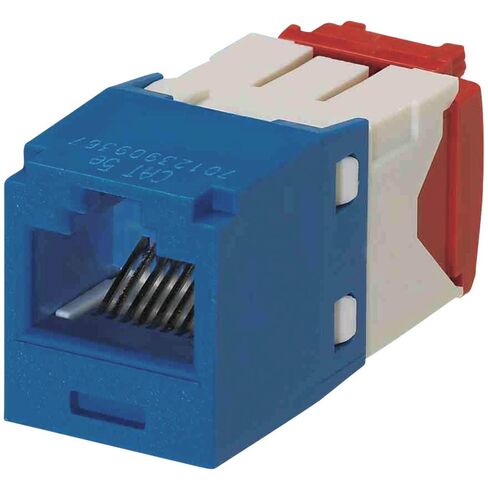 Panduit CJ5E88TGBU Category-5E 8-Wire TG-Style Jack Module, Blue in Saudi Arabia
