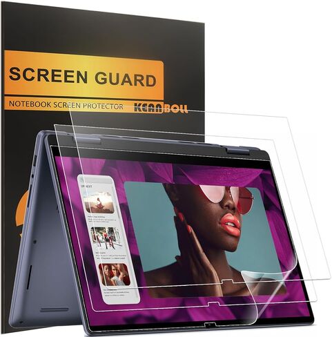 KEANBOLL 3 Pack Screen Protector for 2024 Dell inspiron 14 7440 2-in-1 & inspiron 14 7445 2-in-1 Touchscreen Laptop, HD Crystal Clear Anti Scratch in Saudi Arabia