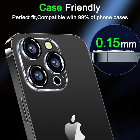 4 حزمة كاميرا العدسة واقي لجهاز iPhone 16 Pro Max iPhone 16 Pro iPhone 15 Pro Max iPhone 15 Pro iPhone 14 Pro Max iPhone 14 Pro ، ملحقات صديقة للحالة ، واقي شاشة الكاميرا HD HD in Saudi Arabia