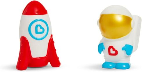 لعبة استحمام الأطفال الصغار والرضع من Munchkin® Galaxy Buddies™ المضيئة الآمنة للمياه، وسفينة رائد فضاء وصاروخ in Saudi Arabia