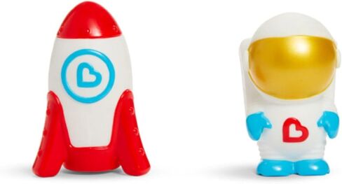لعبة استحمام الأطفال الصغار والرضع من Munchkin® Galaxy Buddies™ المضيئة الآمنة للمياه، وسفينة رائد فضاء وصاروخ in Saudi Arabia
