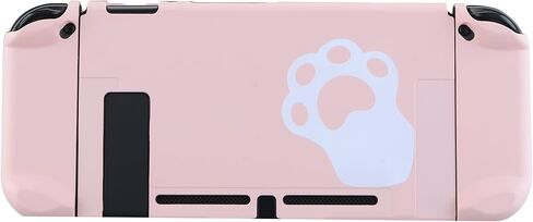 eXtremeRate PlayVital Back Cover for Nintendo Switch, NS Joycon Handheld Controller Protector Hard Shell, Dockable Protective Case with Colorful ABXY Direction Button Caps - Clown Hahaha in Saudi Arabia