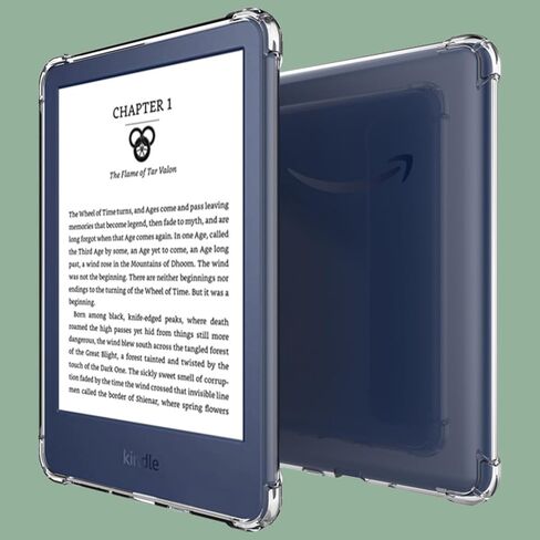 حالة واضحة متوافقة مع Hanvon Clear 6 ، 6 بوصة Kindle 2024 و Ireader Neo 2 - غطاء شفاف ناعم للغاية ، حماية خفيفة الوزن ودائمة (واضح) in Kuwait