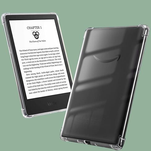 حالة واضحة متوافقة مع Hanvon Clear 6 ، 6 بوصة Kindle 2024 و Ireader Neo 2 - غطاء شفاف ناعم للغاية ، حماية خفيفة الوزن ودائمة (واضح) in Kuwait
