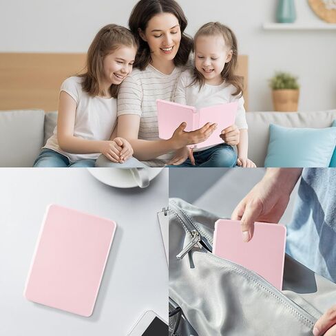TaIYanG Case for 7" All-New Kindle Paperwhite (12th Generation 2024) & Kindle Colorsoft Signature Edition 2024, Lightweight Slim Smart PU Leather Cover with Auto Sleep Wake, Pink in Saudi Arabia