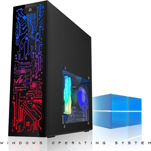 Hp Desktop Computer PC – Intel Core i5, 16GB ARGB RAM, 256GB SSD, 24 Inch Curved Monitor, RGB Keyboard with AI Copilot Key and Mouse, RGB Soundbar, Windows 11(Renewed) in Saudi Arabia