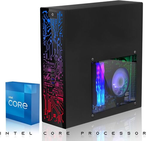 Hp Desktop Computer PC – Intel Core i5, 16GB ARGB RAM, 256GB SSD, 24 Inch Curved Monitor, RGB Keyboard with AI Copilot Key and Mouse, RGB Soundbar, Windows 11(Renewed) in Saudi Arabia