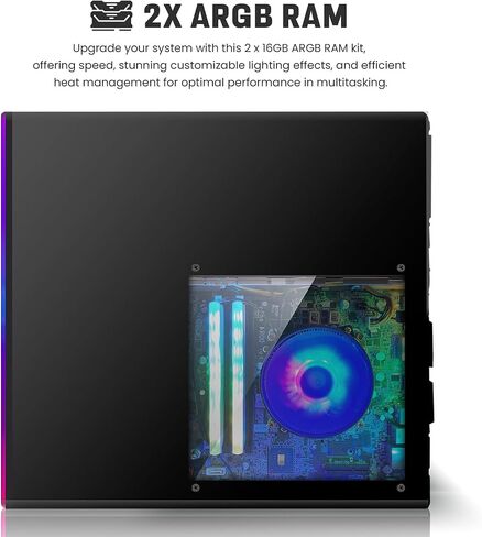 Hp Desktop Computer PC – Intel Core i5, 16GB ARGB RAM, 256GB SSD, 24 Inch Curved Monitor, RGB Keyboard with AI Copilot Key and Mouse, RGB Soundbar, Windows 11(Renewed) in Saudi Arabia