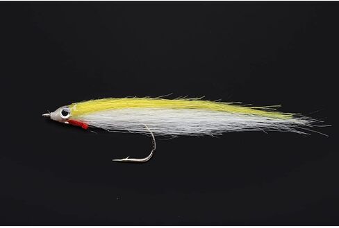 12 pcs 1/0 4cm High Carbon Hook Polar Fry Salmon Trout Sea Bass Steelhead in Kuwait