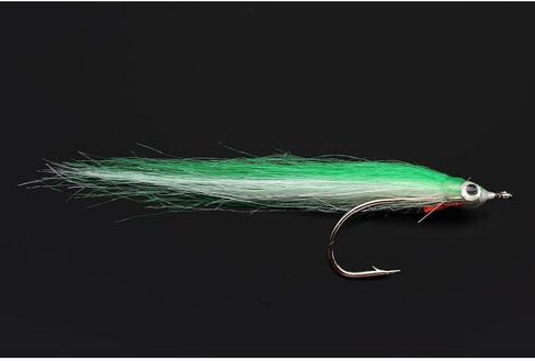 12 pcs 1/0 4cm High Carbon Hook Polar Fry Salmon Trout Sea Bass Steelhead in Kuwait