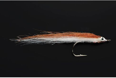 12 pcs 1/0 4cm High Carbon Hook Polar Fry Salmon Trout Sea Bass Steelhead in Kuwait