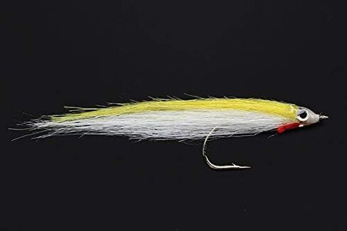 12 pcs 1/0 4cm High Carbon Hook Polar Fry Salmon Trout Sea Bass Steelhead in Kuwait