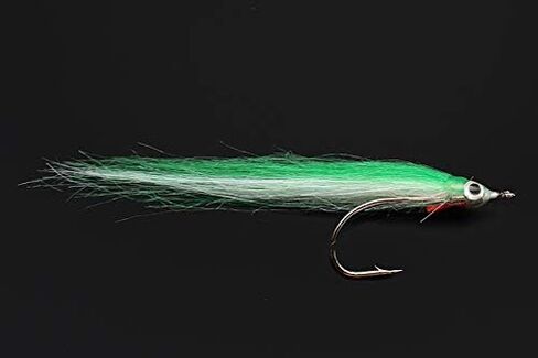 12 pcs 1/0 4cm High Carbon Hook Polar Fry Salmon Trout Sea Bass Steelhead in Kuwait